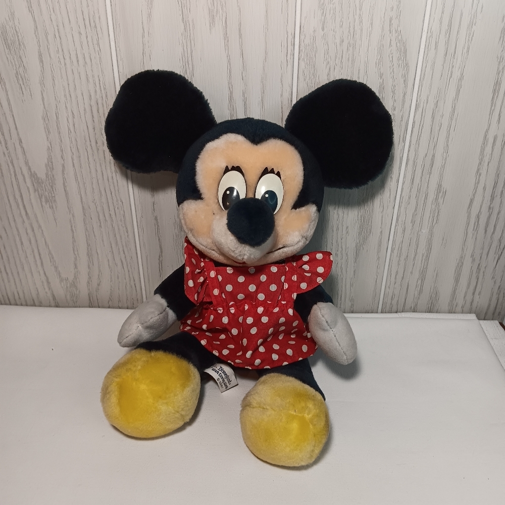vintage minnie mouse plush Disneyland Walt Disney World.